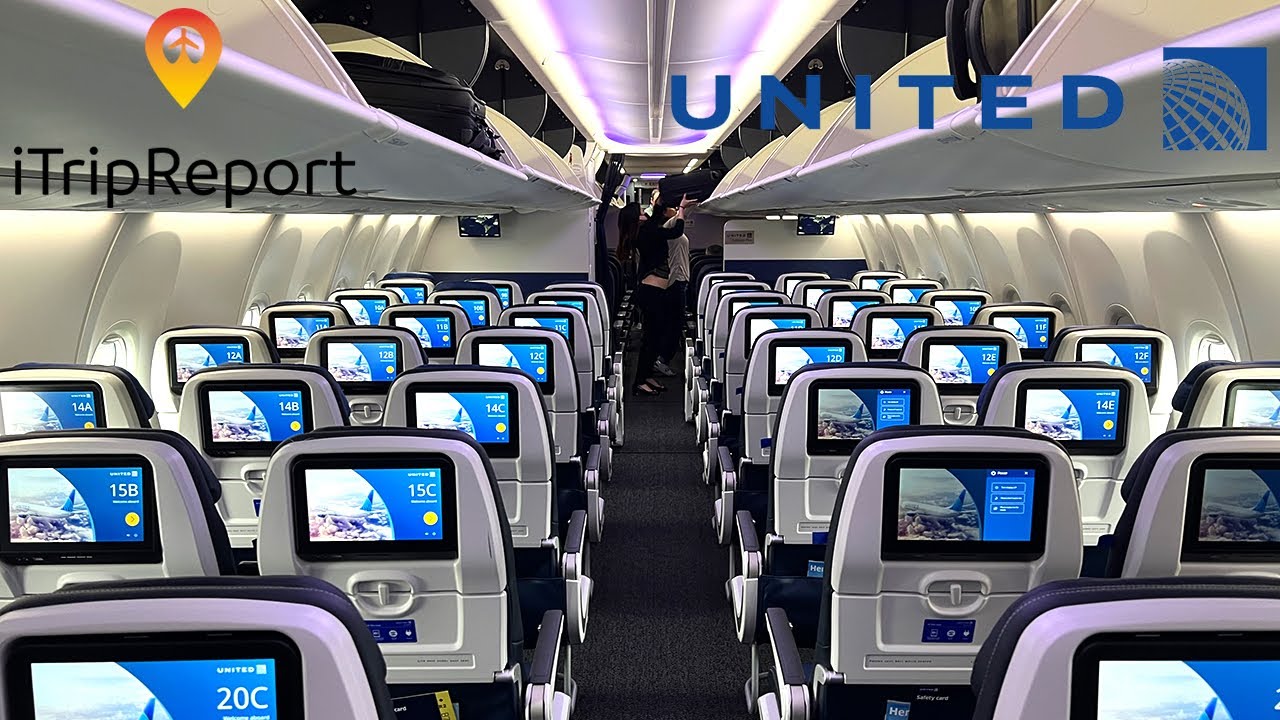 NEW INTERIOR United 737 MAX 9 Economy Class Trip Report