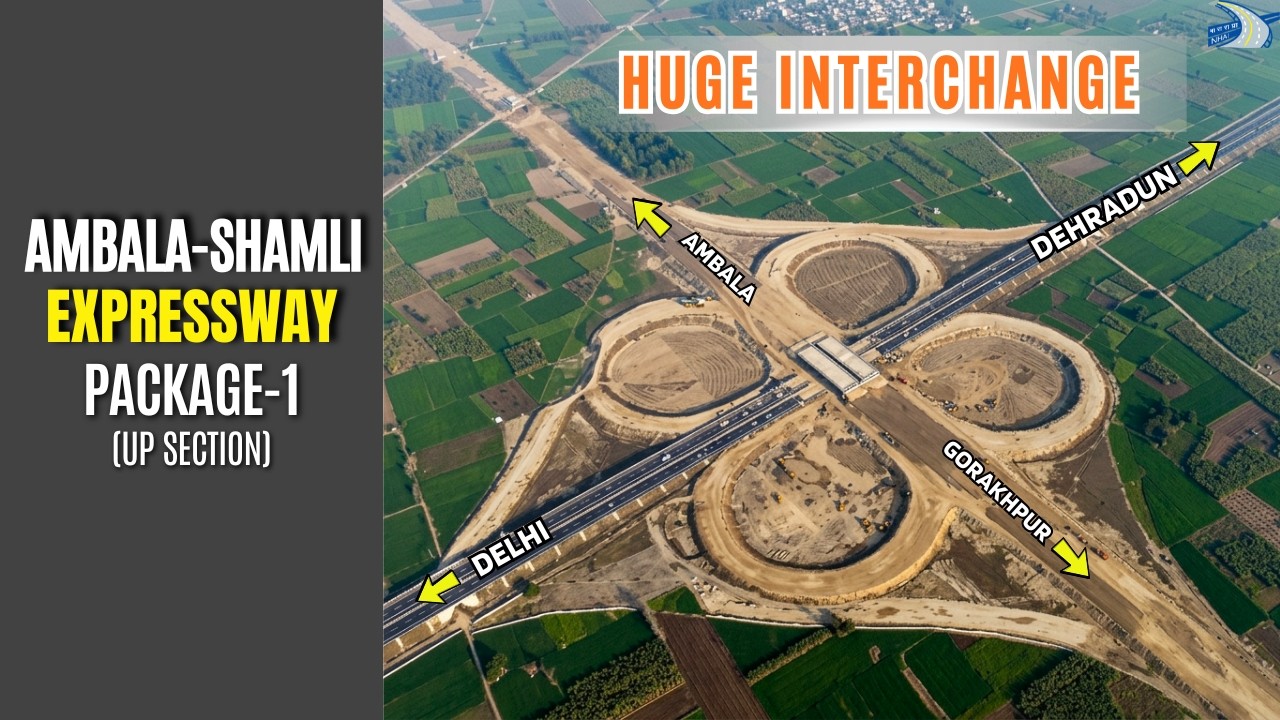 Ambala-Shamli Expressway : Uttar Pradesh Section | Good Progress 🔥 | February 2026 #detoxtraveller