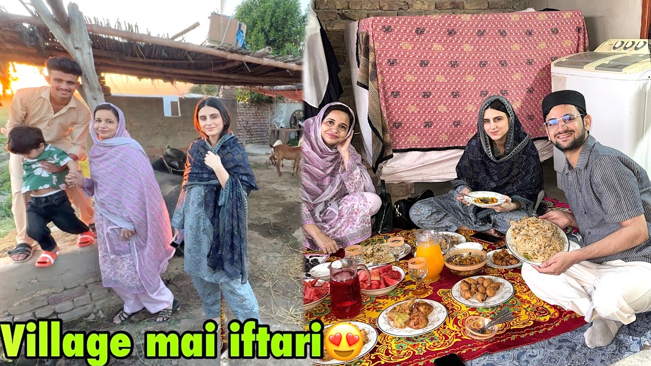 Abdullah ke village mai iftari karne chale Gaye family le sath😍