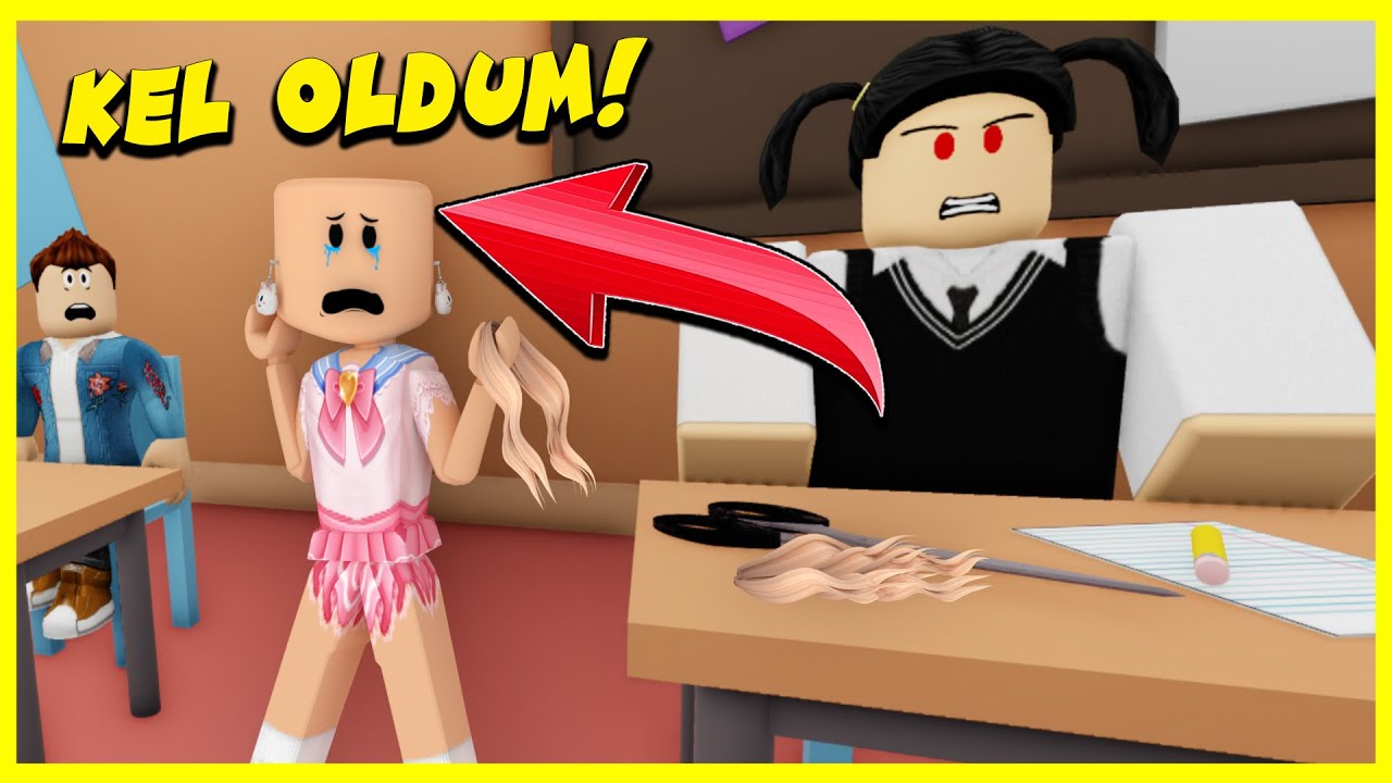 KÖTÜ KIZ SAÇIMI KESTİ KEL OLDUM 😭 ROBLOX KÜBRA NİSA HAN KANAL