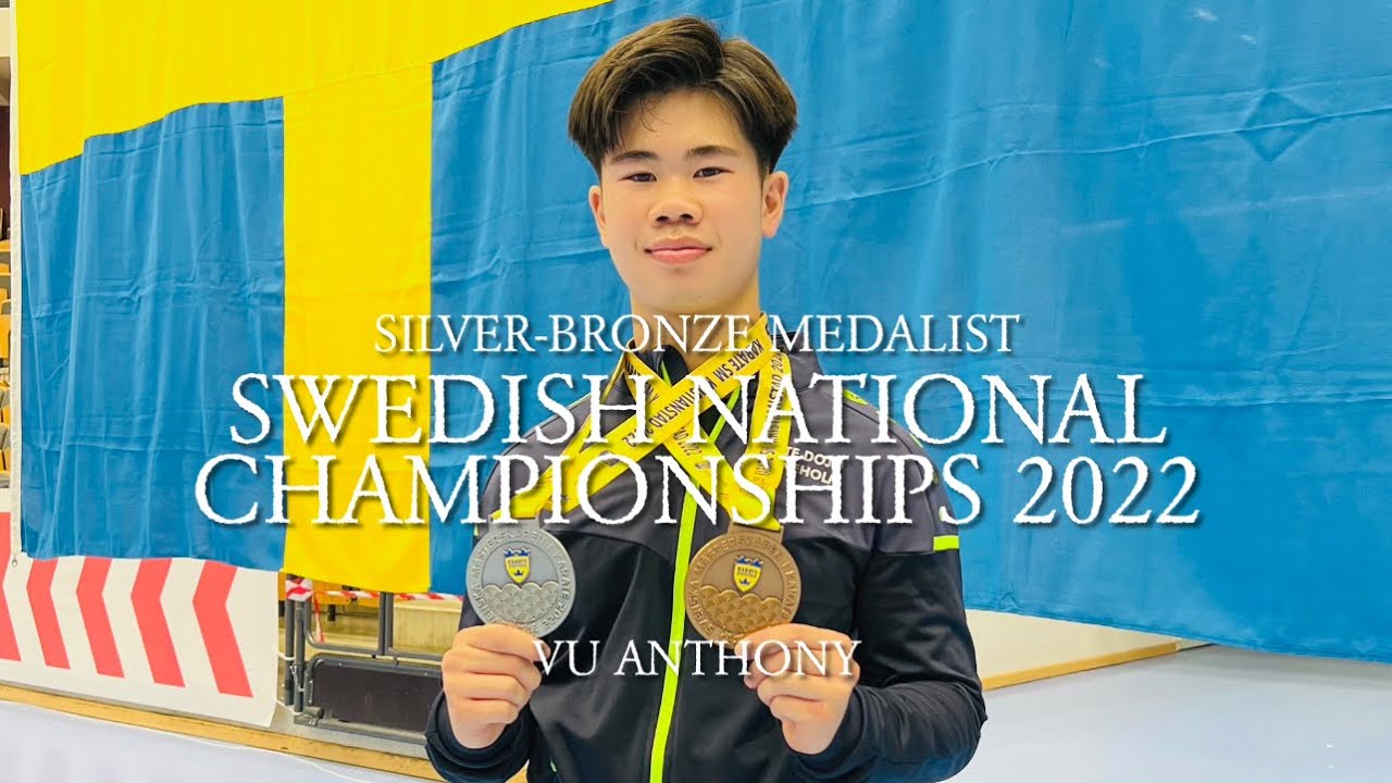 Vu Anthony｜Silver & Bronze Medalist in Jr&Sr Male Kata｜Swedish National Championships 2022｜文武道館空手學苑