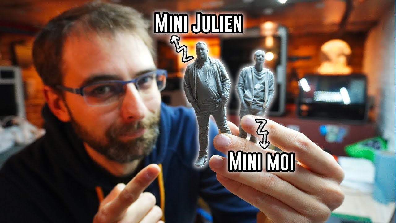 Chérie, j'ai rétréci Julien et moi... en impression 3D ! 🤯