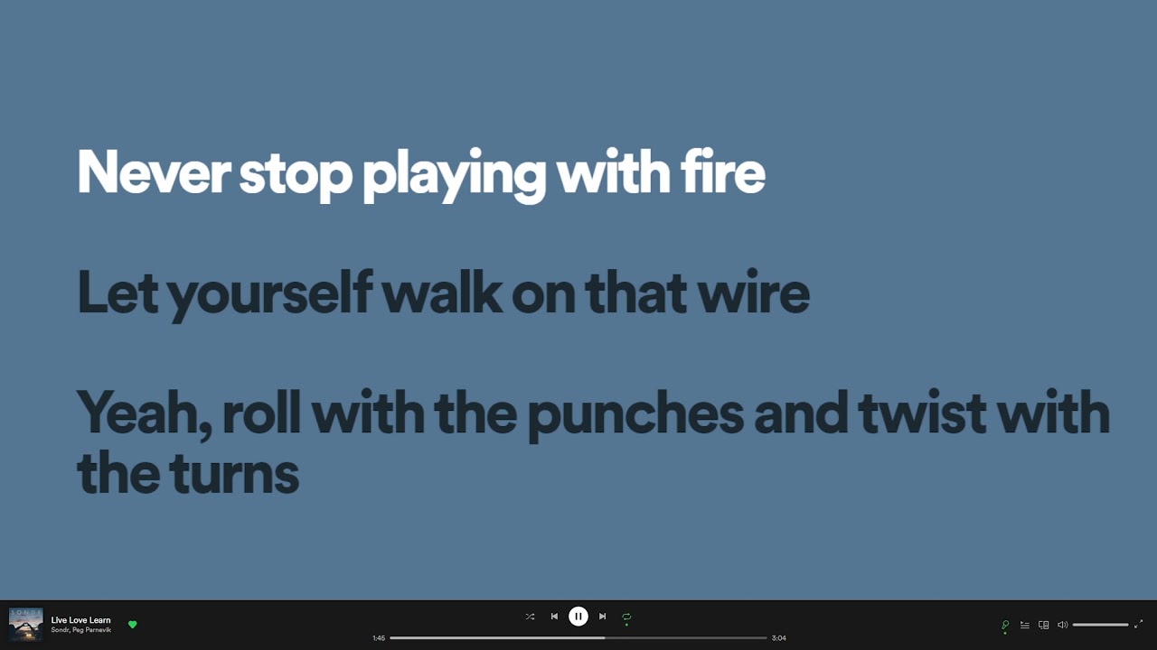 Sondr - Live Love Learn (Spotify Lyrics) feat. Peg Parnevik