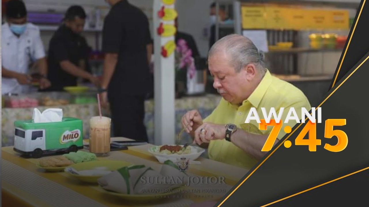 #AgongKita: Lontong Mahkota, teh tarik ais antara kegemaran Sultan Ibrahim