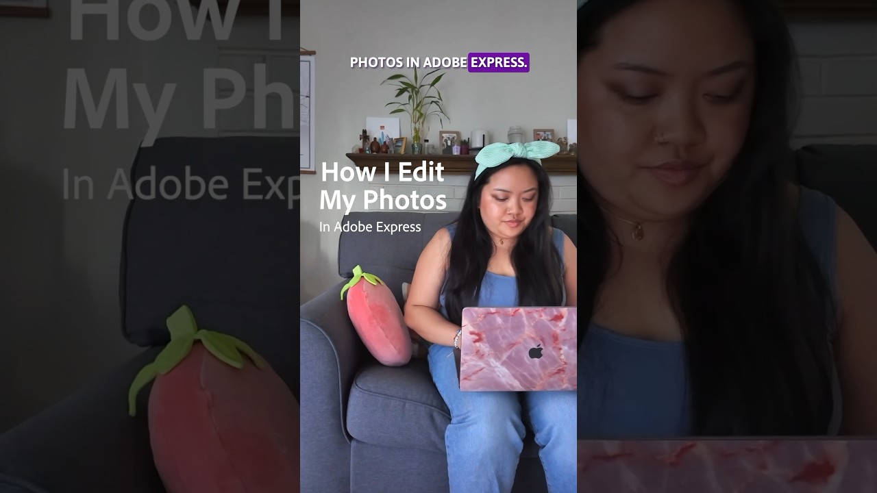 Как быстро редактировать фотографии в Adobe Express✨ #adobeexpress #adobeexpresstutorial