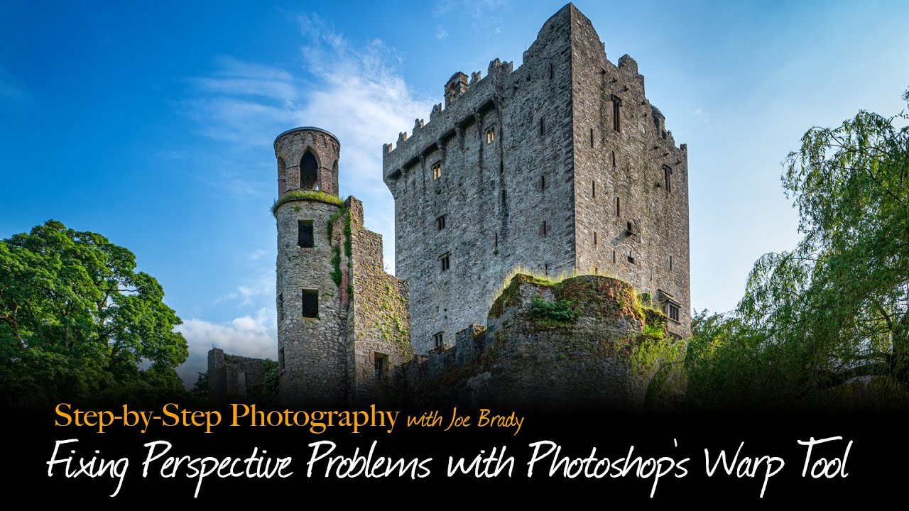 Fixing Perspective with Photoshop's Warp and Free Transform Tools