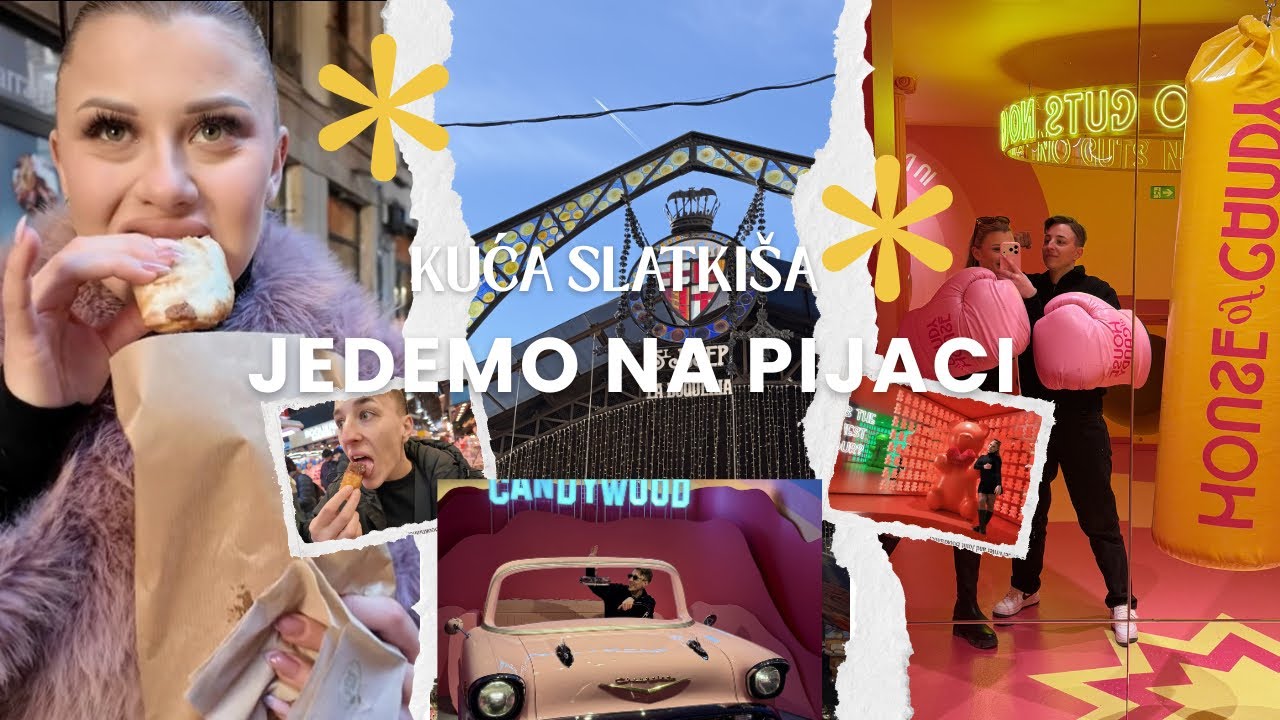 Testiramo hranu sa pijace | Kuća slatkiša 🍩🍫