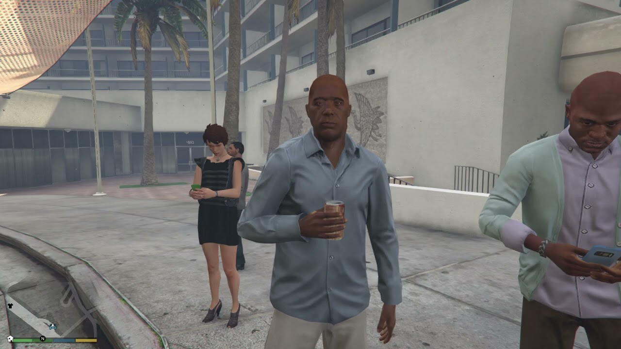 GTA V Ped Quotes - Black Male Rockford Hills (Mini)