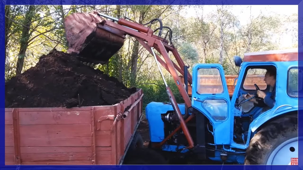 Т40АМ Турбо & МТЗ 82.1 Поездка За Торфом. #Maksim_TechnikPRO