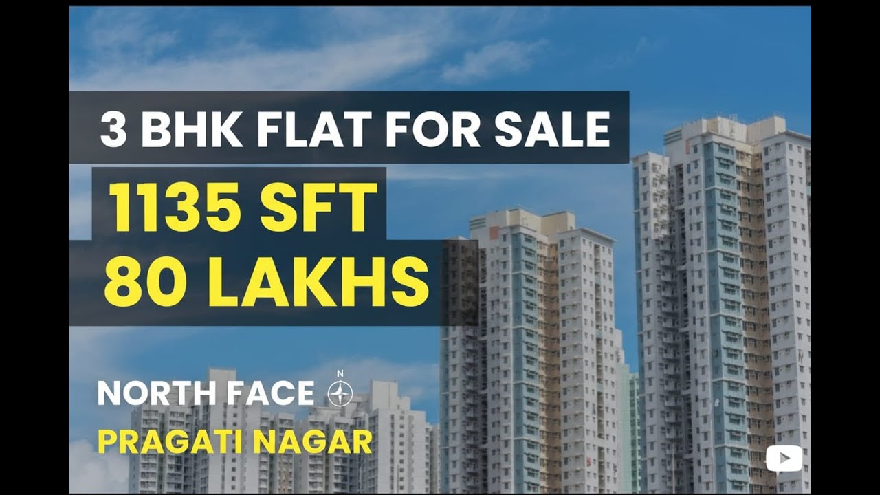 1135sft | 3 bhk | 80 lakhs | North face