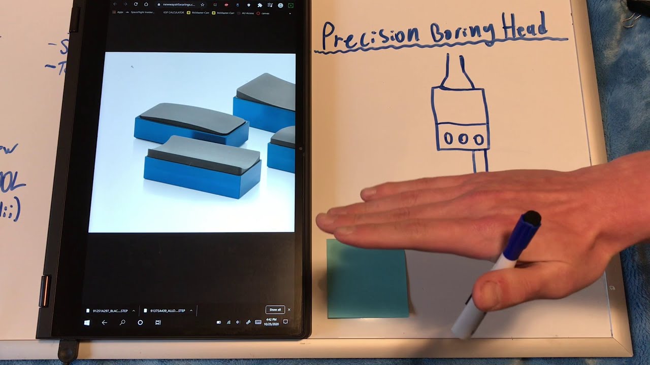 Design And Construction Of A High Precision Boring Head For Cutting Graphite Air Bearings