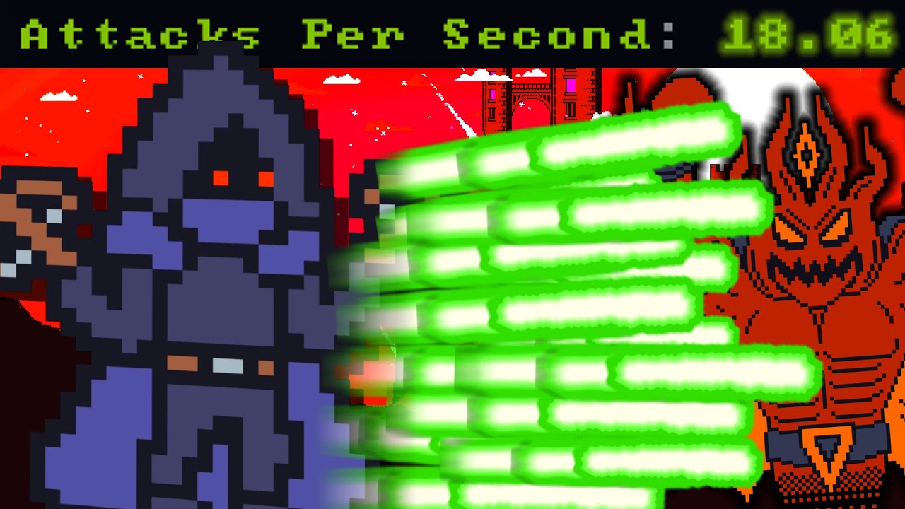 Turns out 18 attacks per second is pretty good. | Tiny Rogues