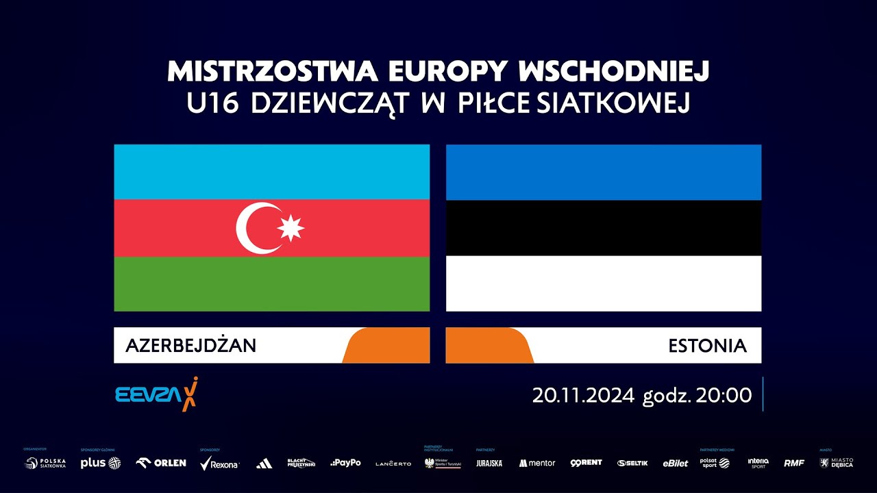 Mistrzostwa Europy Wschodniej U16 Dziewcząt w Piłce Siatkowej: Azerbejdżan - Estonia
