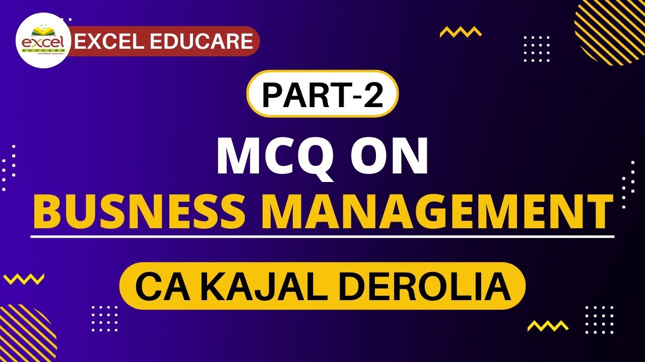 Business Management MCQ#2 | MCQ Questions with Answer | DUET | CUET | CUET NTA | CUCET |