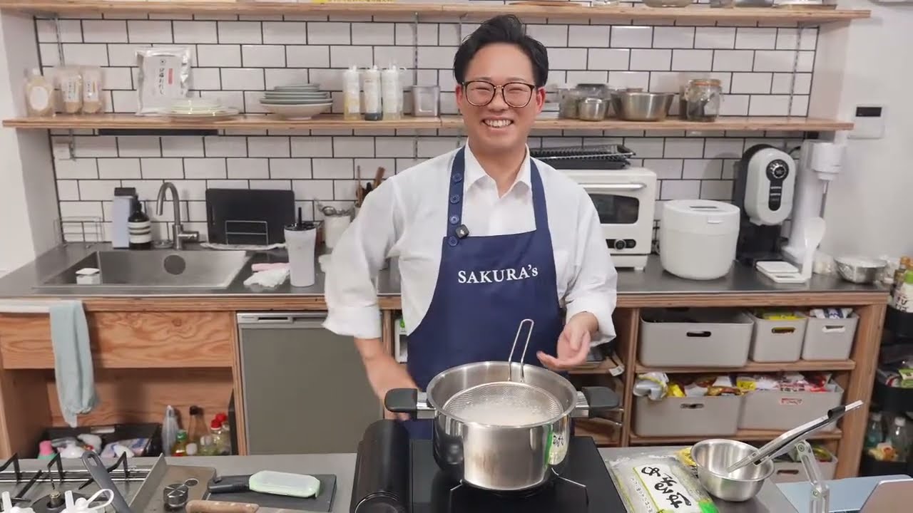 撮影終わりのクッキングライブ（和風ヤムウンセン）