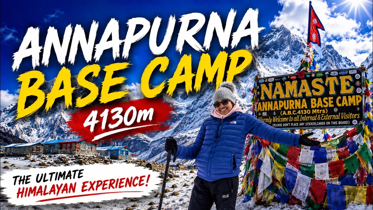 Annapurna Base Camp Trek - A Journey to the Himalayas ! [ABC Trek - March, 2025] | Kriti Pretty Vlog
