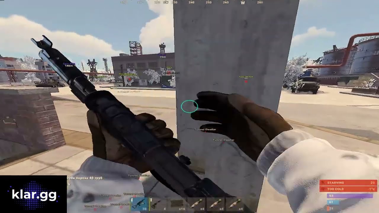 Legit cheating in Rust with klar.gg