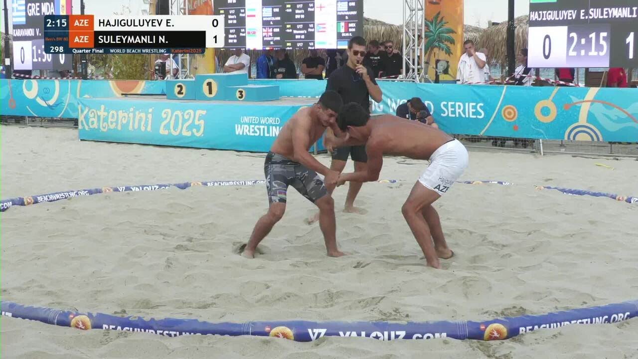 Elvin HAJIGULUYEV (AZE) vs. Nihad SULEYMANLI (AZE) • Quarter Final • Men's BW 80Kg