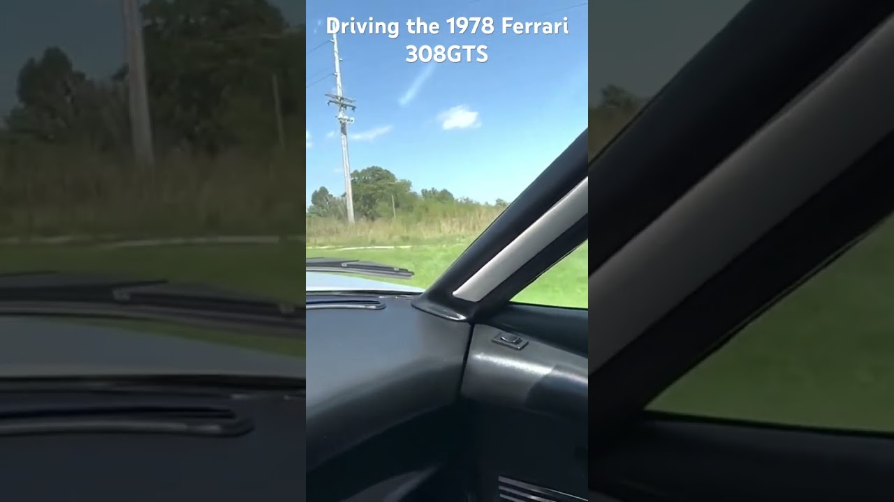 Driving the 197& Ferrari 308GTS #classicars #ferrari #scuderiaferrari #classicferrari #racing