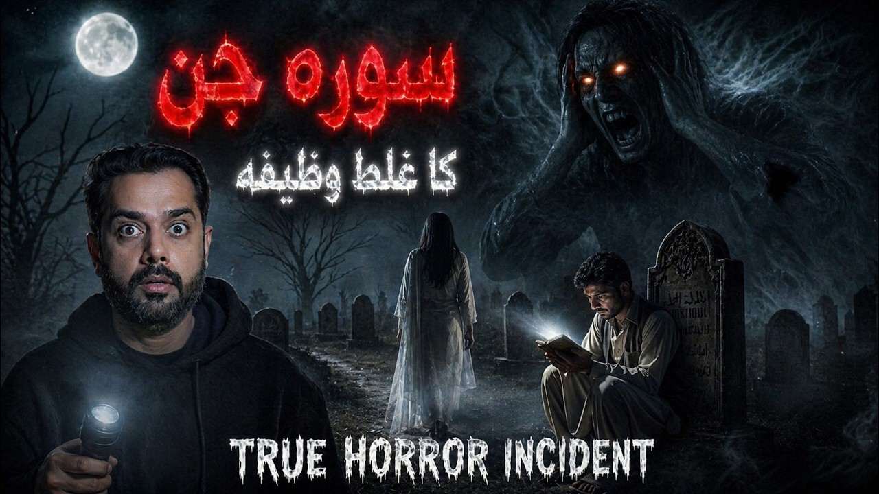 سورہ جن کا غلط وظیفہ اور قبرستان کا خوفناک راز | True Horror Incident