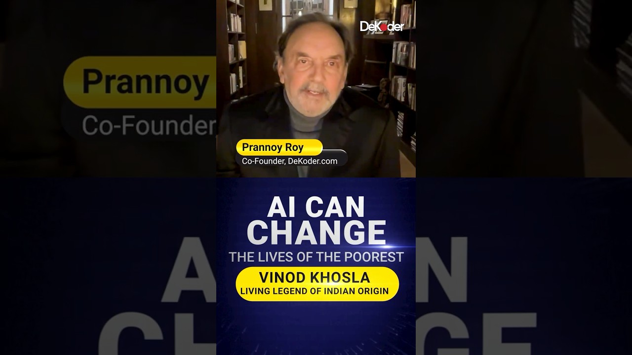 A Completely Different India? Vinod Khosla on AI&rsquo;s Optimistic Future | Prannoy Roy | DeKoder