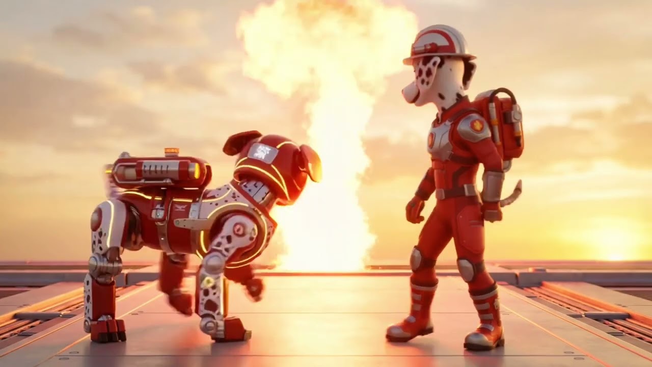 Mighty Pups Transform! | Superhero Pups & Dog Robots | Action Kids Song