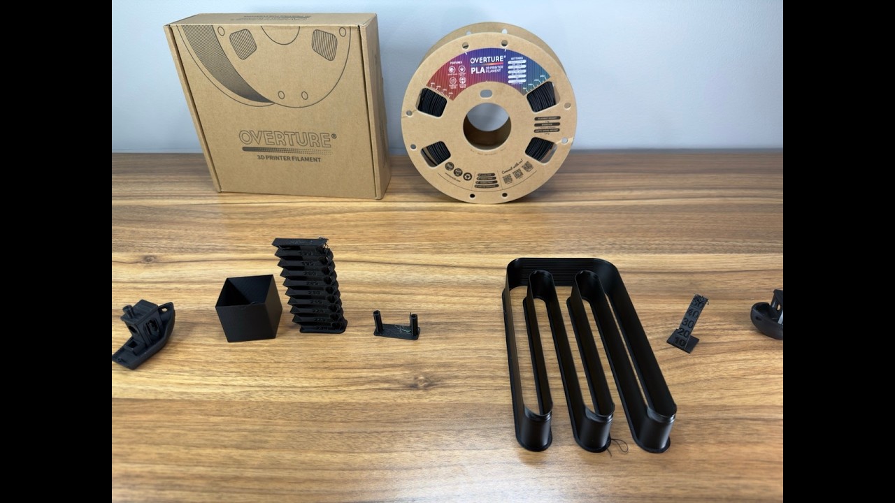 Overture PLA Black Review. EveryFilament Episode #20