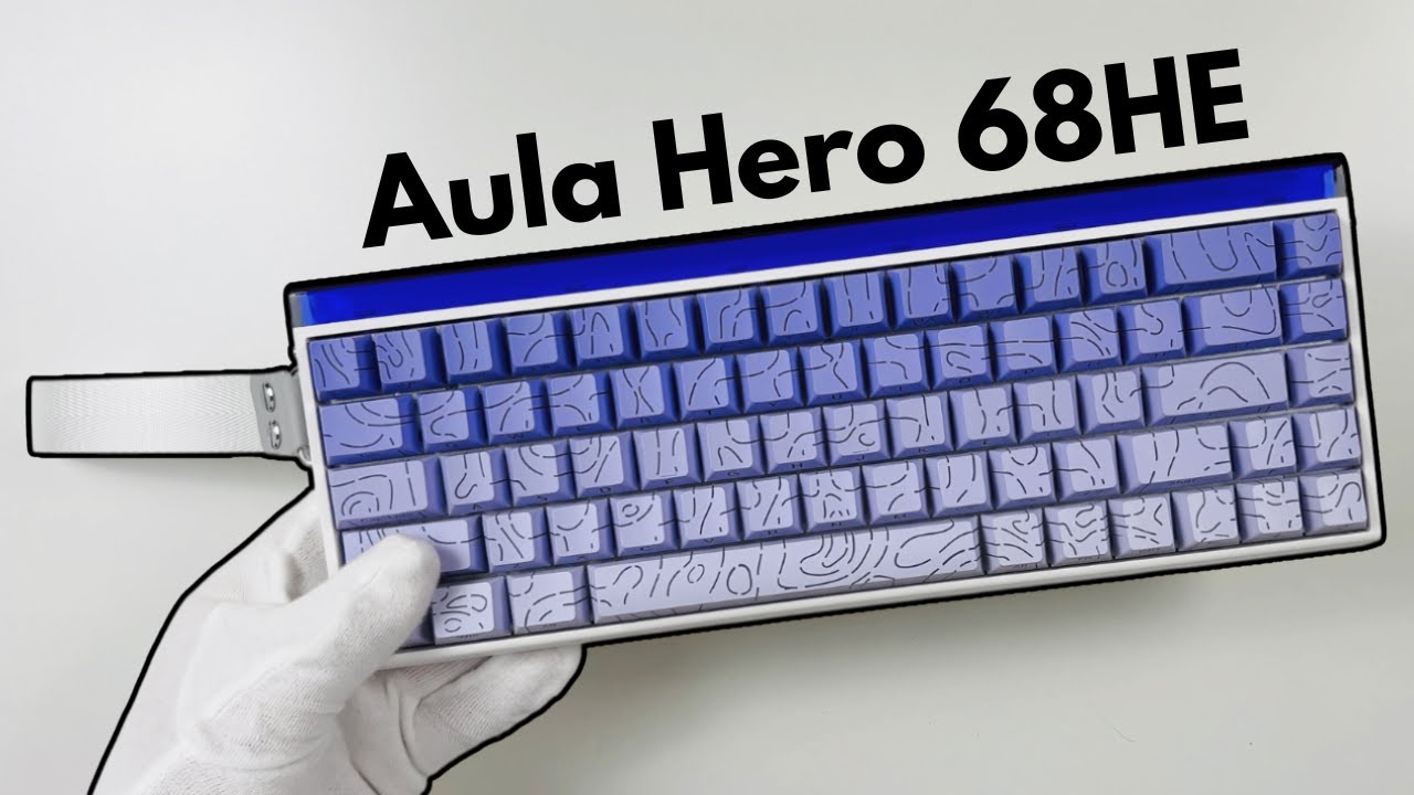 $49 Magnetic Gaming Keyboard? Aula Hero 68HE Unboxing + Gameplay