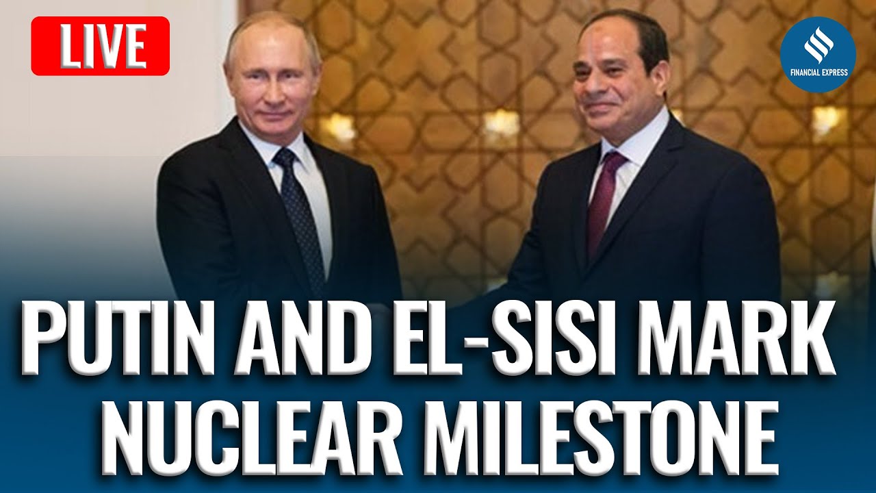 LIVE: Putin and El-Sisi Oversee Major Reactor Assembly in El-Dabaa | Strategic Nuclear Move