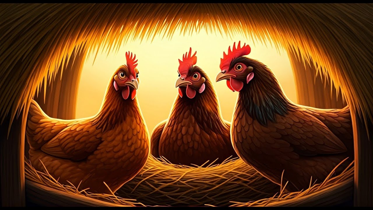 Hatching chicks from many eggs with the help of mother hens