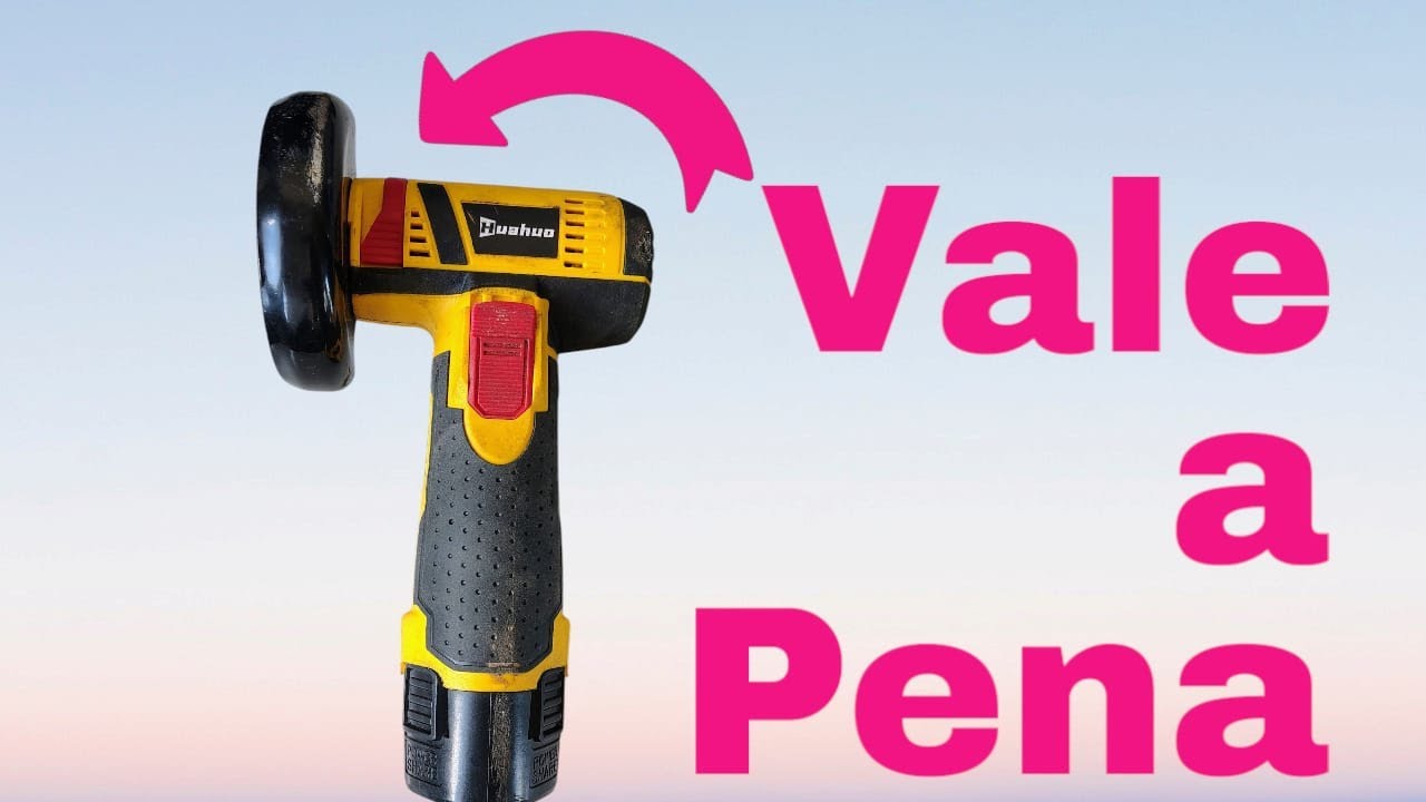 Mini lixadeira huahuo da shopee. Será que presta?