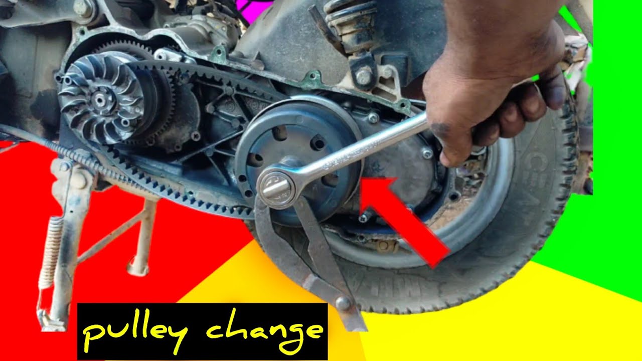 SCOOTY STREAK / CLUTCH PULLEY CHANGE/ CLUTCH SOUND / VG MECHANIC