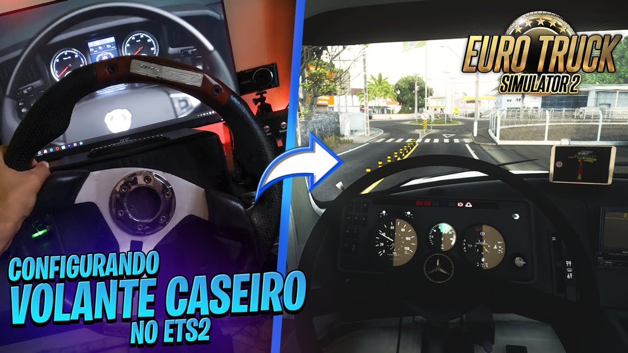 COMO CONFIGURAR O VOLANTE CASEIRO C/ FFB NO ETS2 | ATUALIZADO 2022 + DICAS