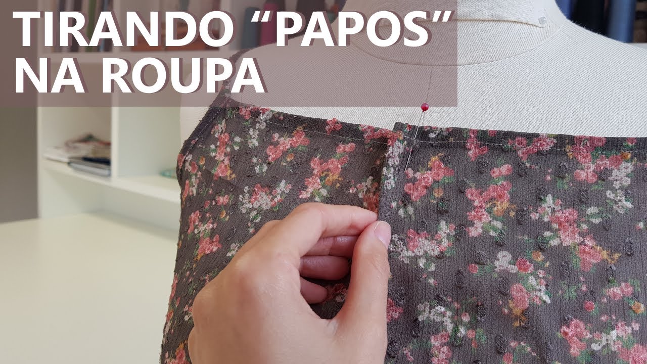Como tirar papos no decote (ou cava) da roupa pronta
