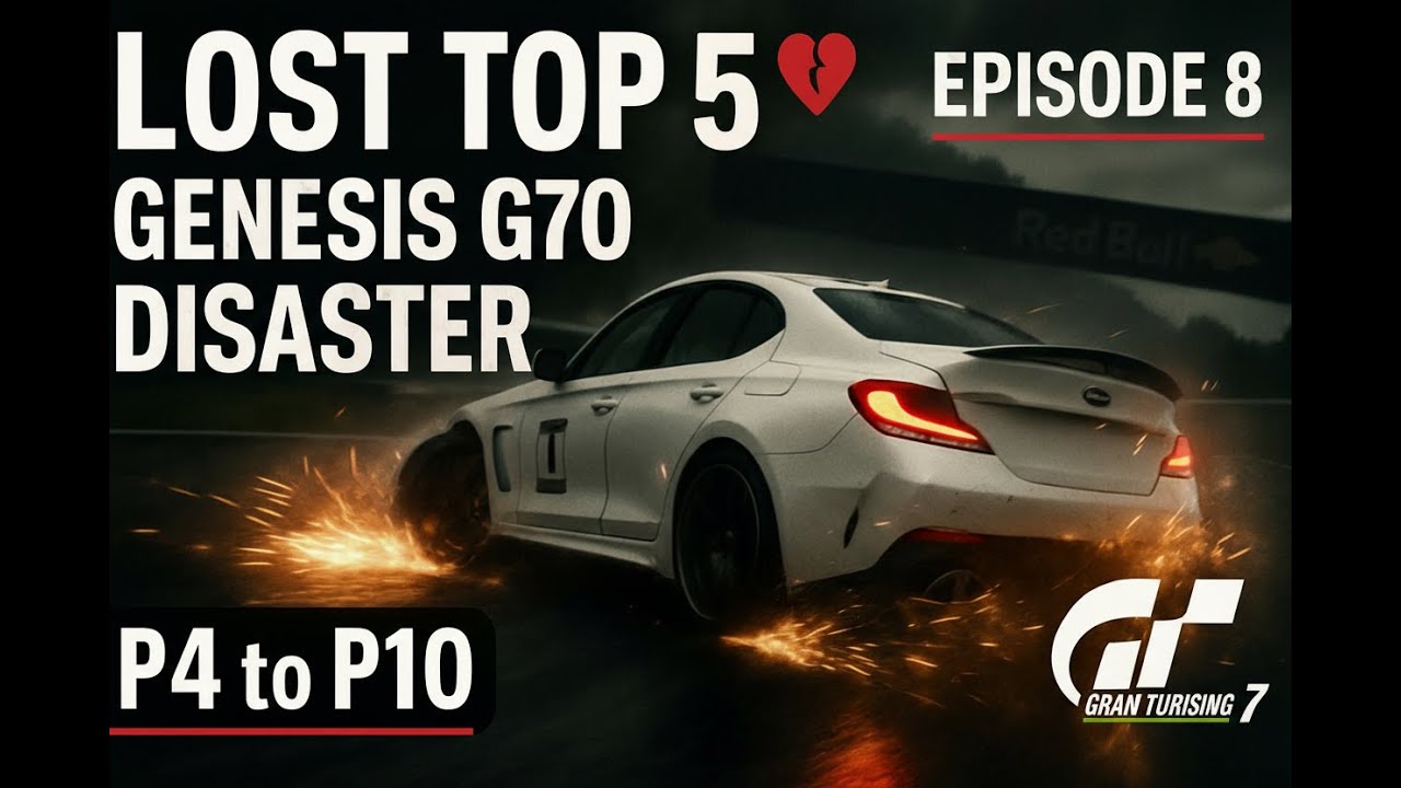 GT7: 💔 I LOST TOP 5! The Genesis G70 Gr.4 Disaster at Red Bull Ring! Highlights - Episode 8