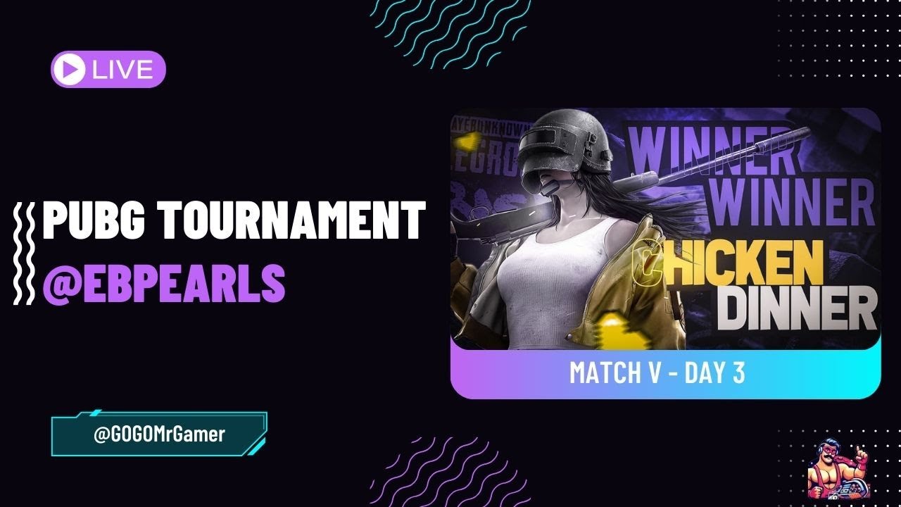 🔥 PUBG Mobile Tournament at EB Pearls - Match V - Day 3 🔥 | Ultimate Showdown! 🚀
