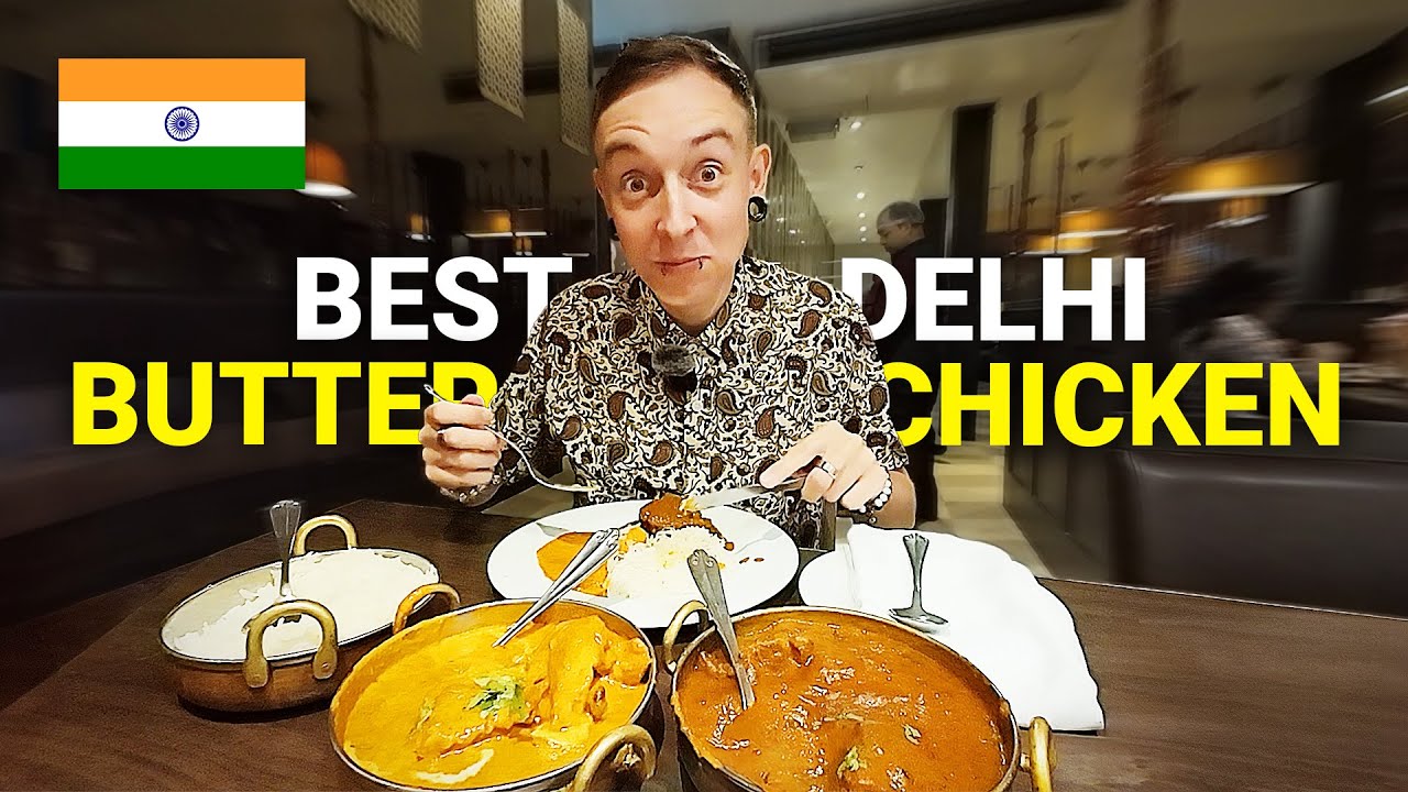 I Tried The BEST Butter Chicken in Delhi, India! 🇮🇳