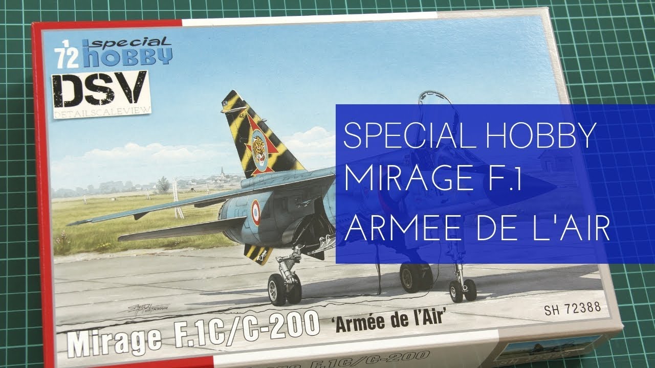 Special Hobby 1/72 Mirage F.1C/C-200 (SH72388) Review