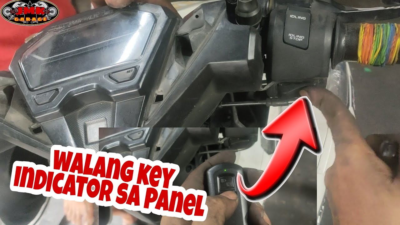 honda click150 hindi mapaandar||ayaw lumabas ang key endicator?
