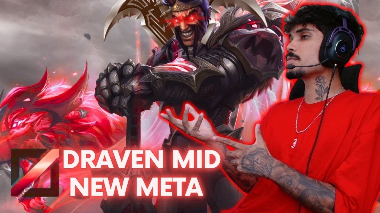 DRAVEN MID NO MESTRE! PARECE PRATA DE TAO FACIL! #leagueoflegends  #leagueoflegendsbrasil #draven