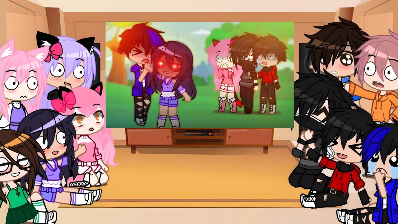 Aphmau & Friends React to Aphmau Gacha memes Compilation😍❤️ | Gacha Club | Aphmau Gacha Memes