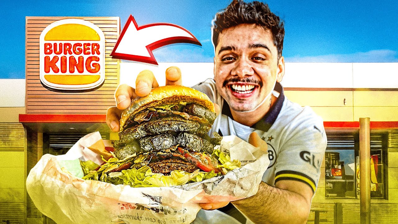 CRIAMOS os PIORES LANCHES no BURGUER KING 😳🤨