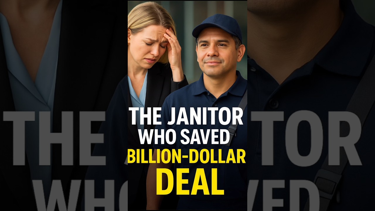 The Janitor Who Saved a Billion-Dollar Deal | Inspirational Short Story