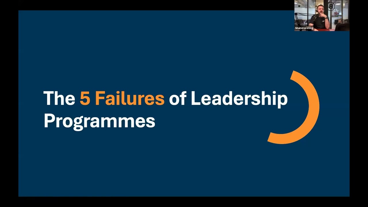Why most leadership development fails