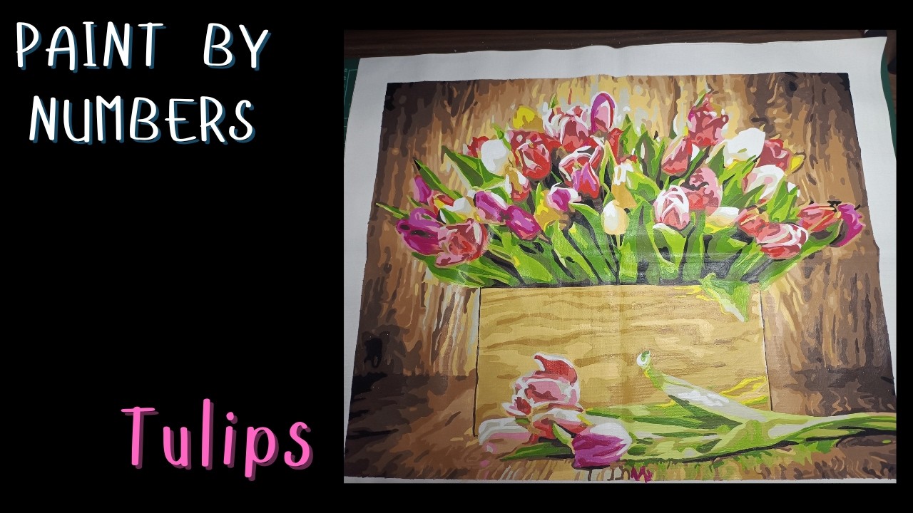 Paint-by-numbers: Tulips [no commentary]