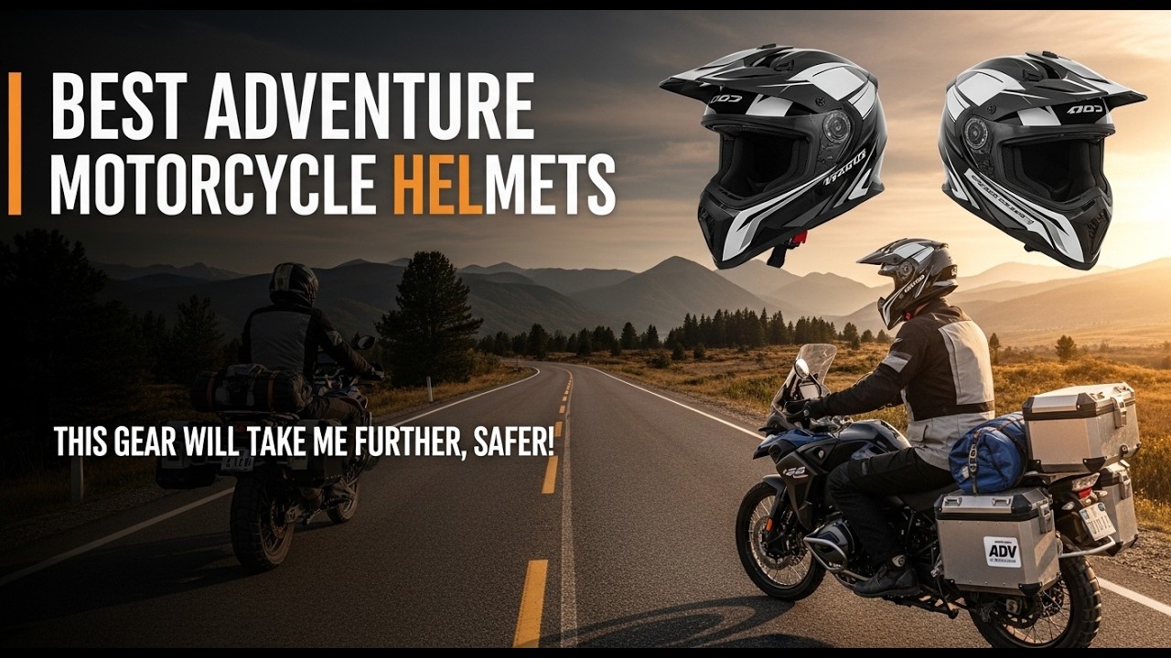TOP 5  Best Adventure Motorcycle Helmets 2026 | Motorcycle Helmets That Actually Protect & Comfort