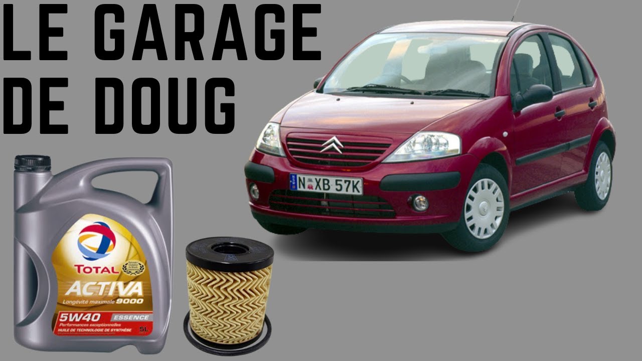 comment faire une VIDANGE CITROEN C3 1.4 ESSENCE