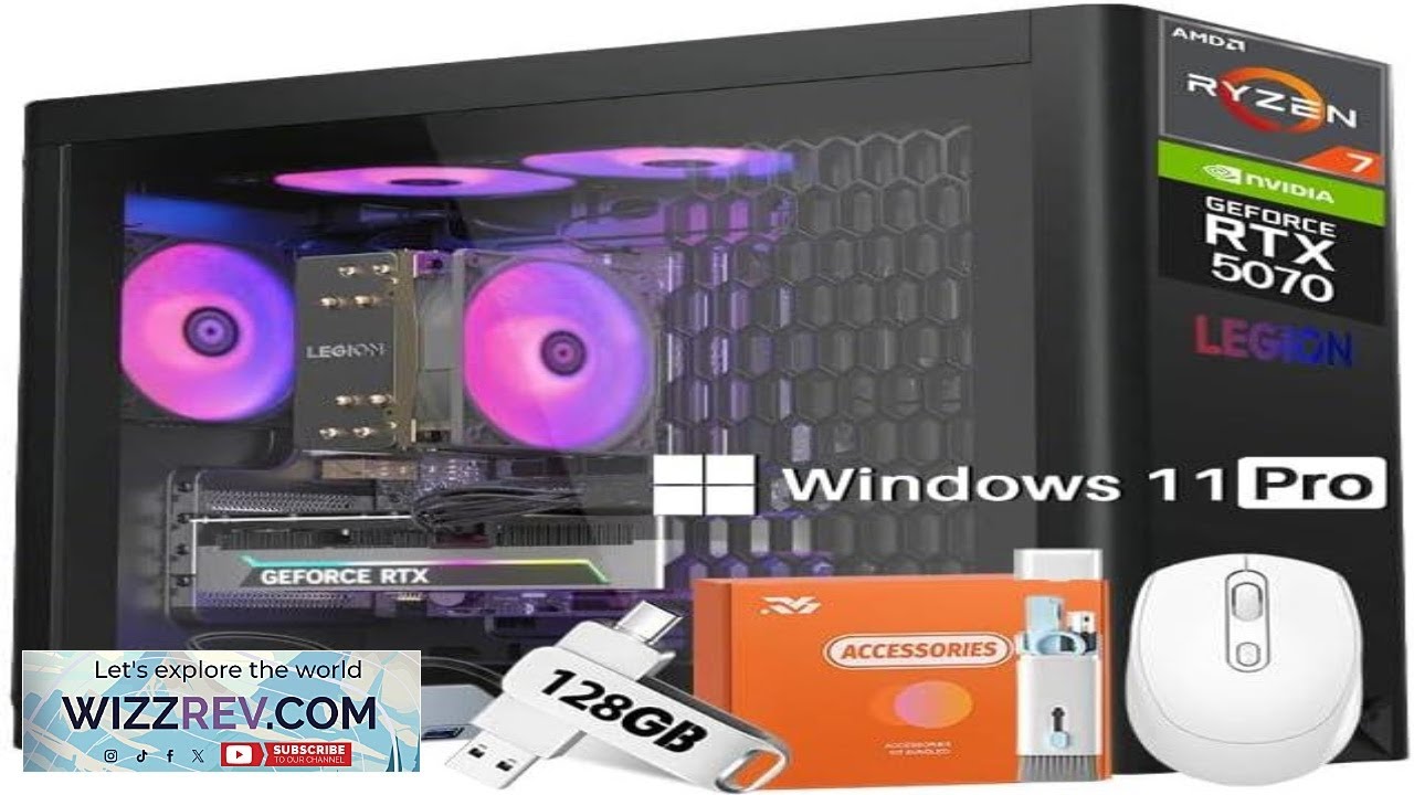 Lenovo Legion Tower 5 Gen 10 Gaming Desktop NVIDIA RTX 5070 12GB