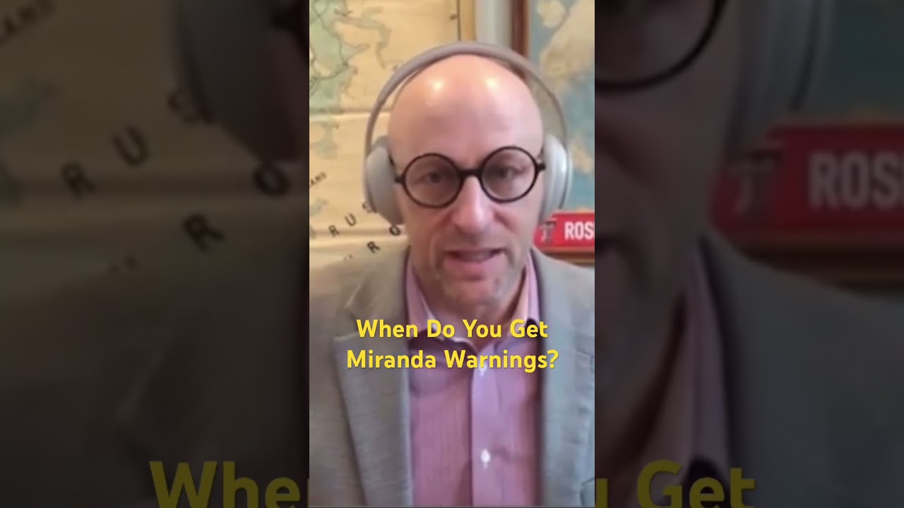 When do you get #miranda #rights read to you?  #legalanalysis #truecrime