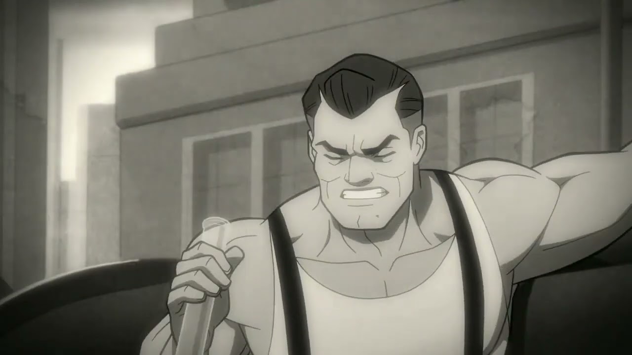 justice society world war 2 | black canary and hour man entry scene |